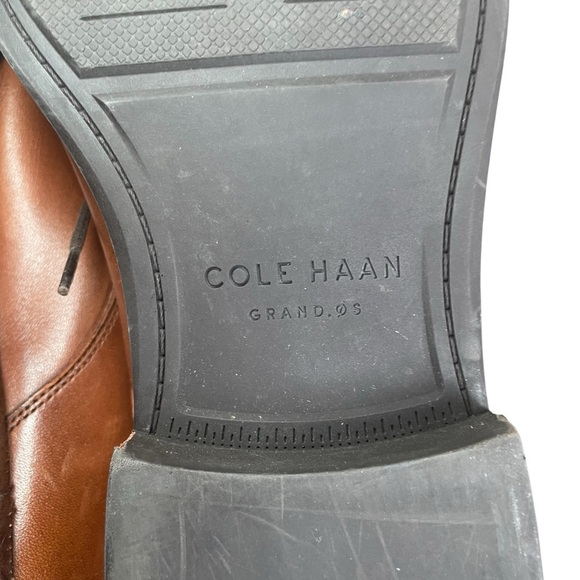 Cole Haan Men's Buckland Shoes 11 M Brown Leather Cap Toe Lace Up Oxford C28882 - Picture 9 of 13